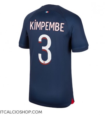 Paris Saint-Germain Presnel Kimpembe #3 Prima Maglia 2023-24 Manica Corta